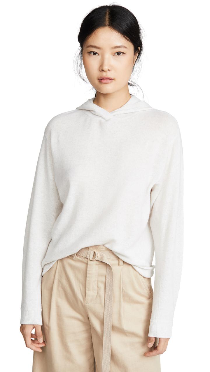 Vince Cashmere Overlap Hoodie