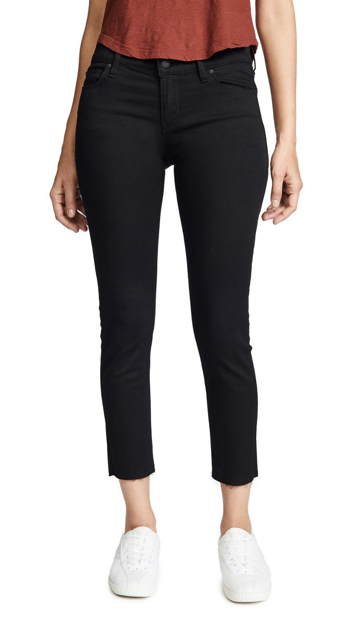 Hudson Tally Mid Rise Skinny Crop Jeans