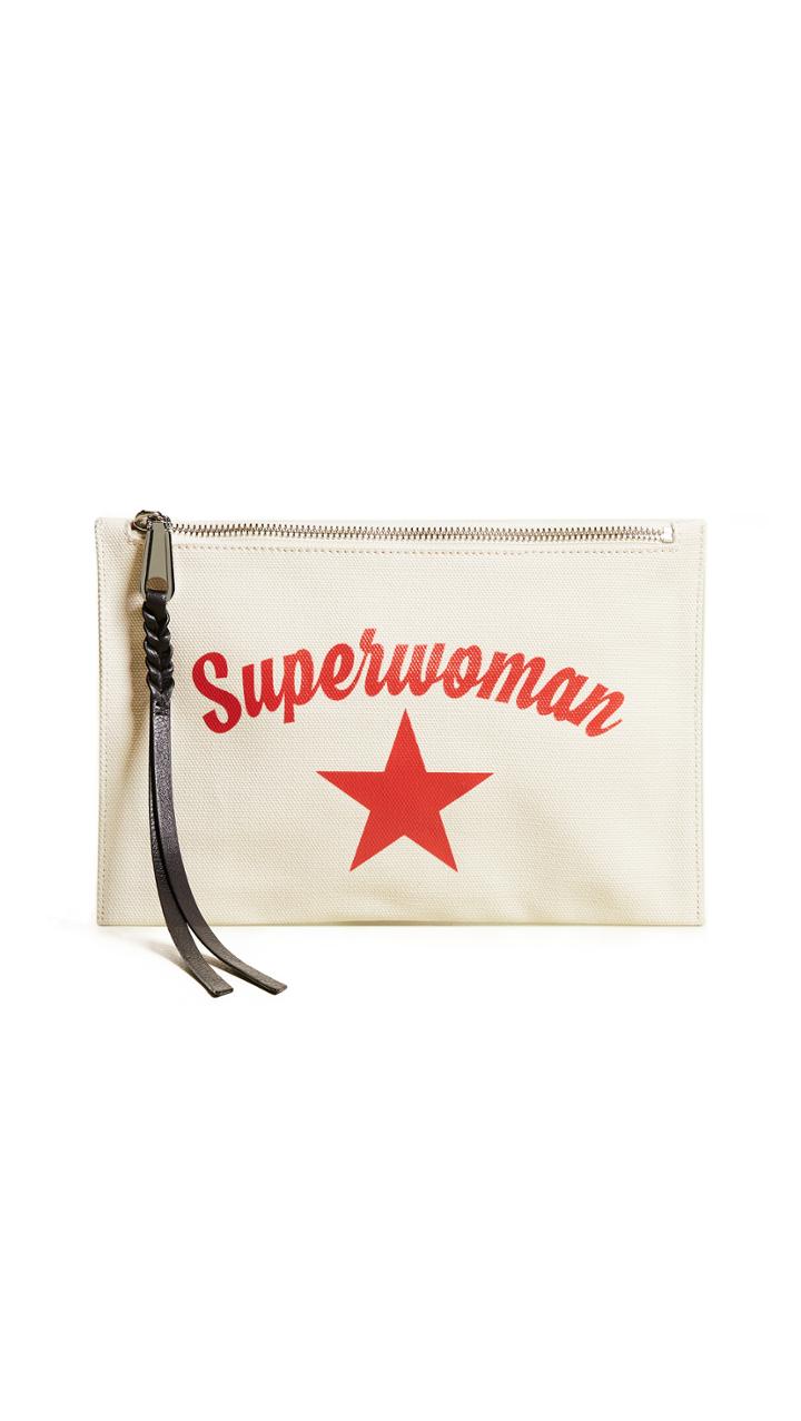 Rebecca Minkoff Superwoman Medium Zip Pouch