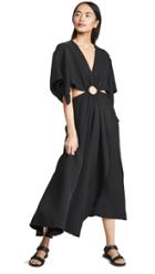 3 1 Phillip Lim Short Sleeve Crepe Maxi Dress