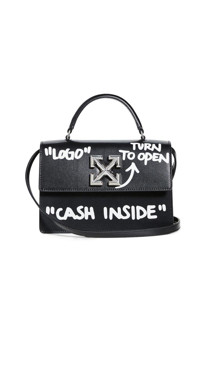 Off White Jitney 1 4 Cash Inside Satchel