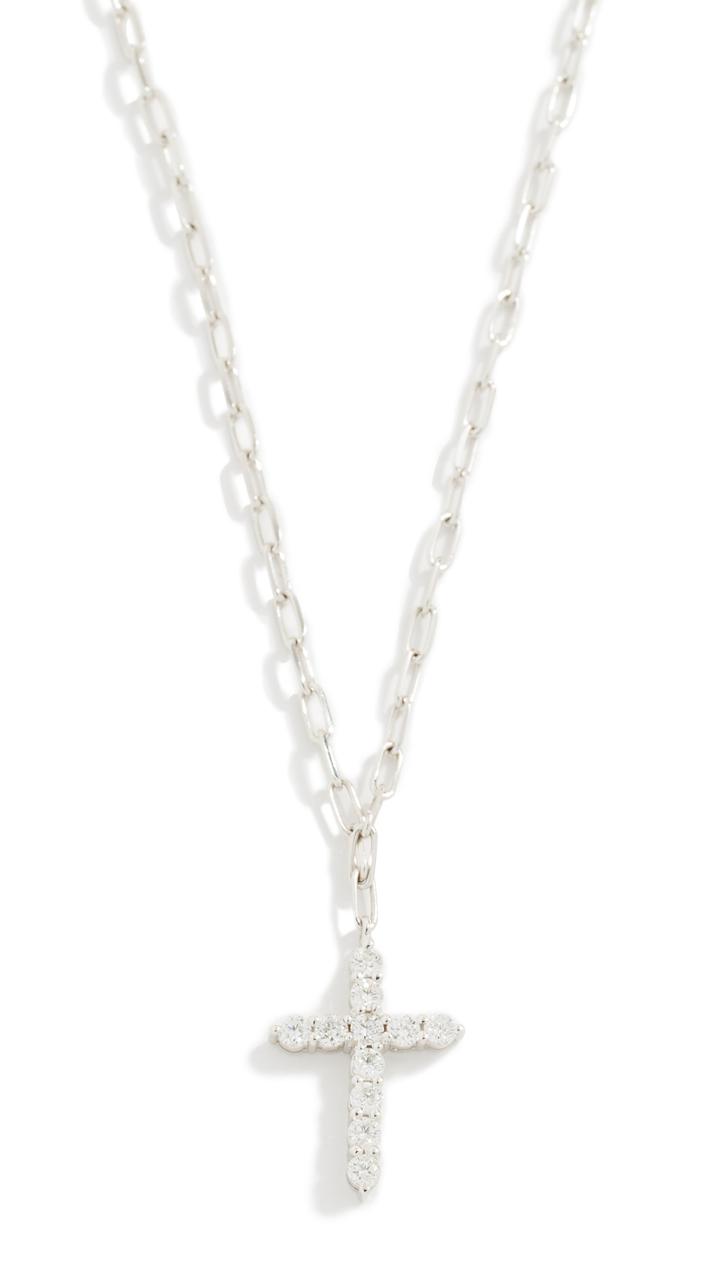 Shay 18k Diamond Cross Necklace