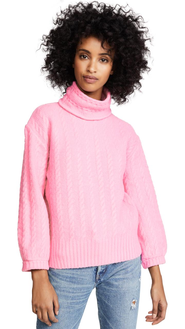 English Factory Diagonal Twist Sweater