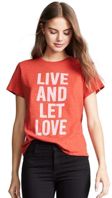 Cinq A Sept Tous Les Jours Live And Let Love Tee