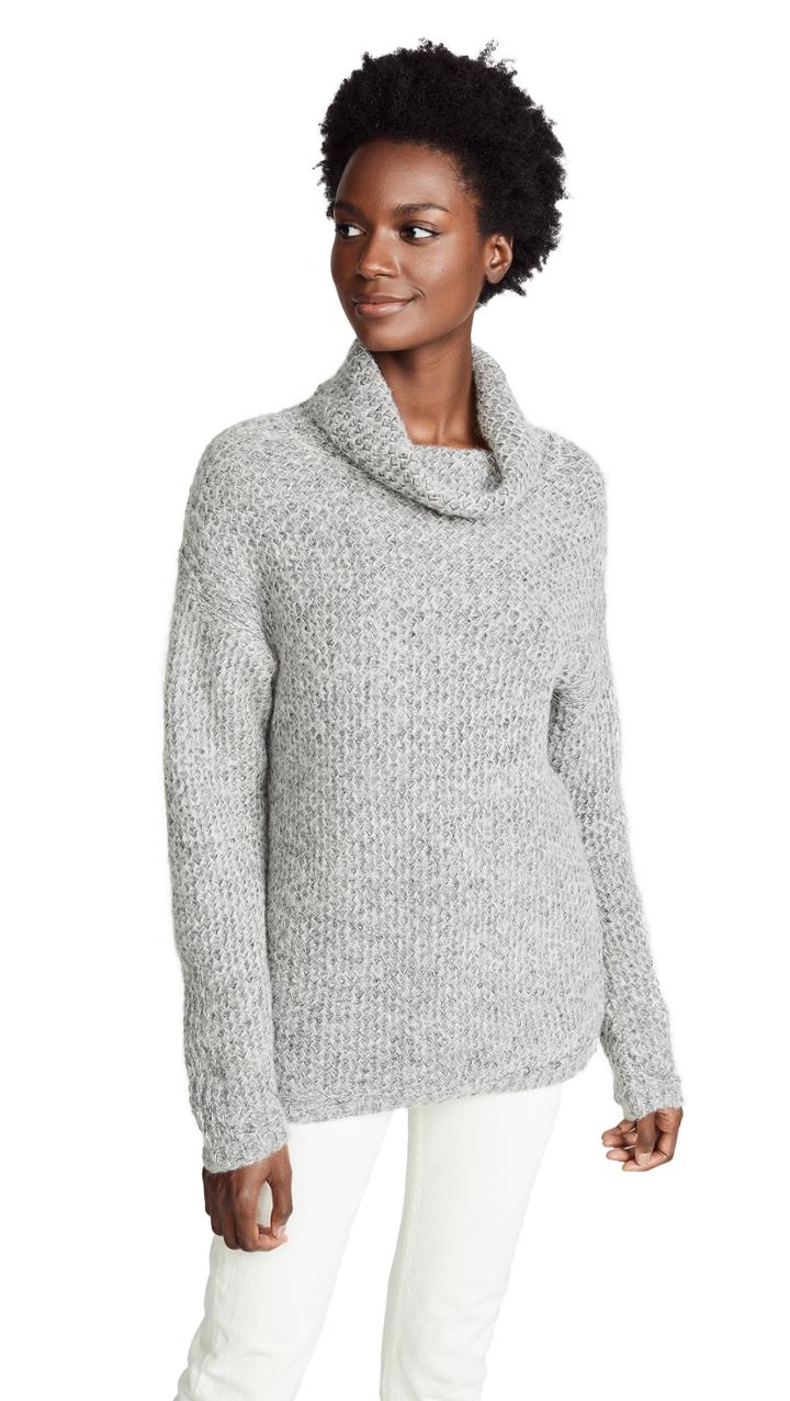 Brochu Walker Solara Reversible Alpaca Turtleneck