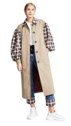 Isa Arfen Contrast Olivia Trench Coat