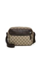 What Goes Around Comes Around Gucci Coated Canvas Shoulder Bag