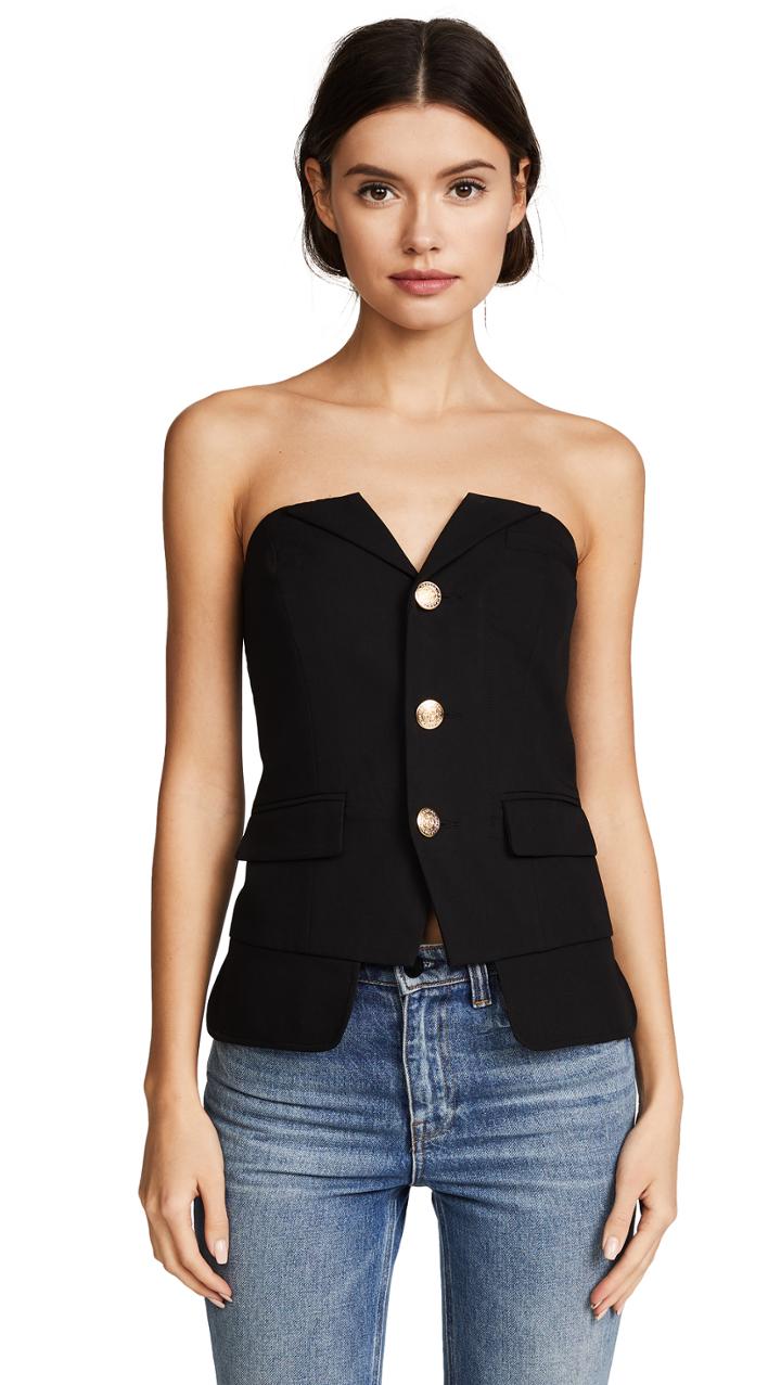 Laveer Button Up Bustier