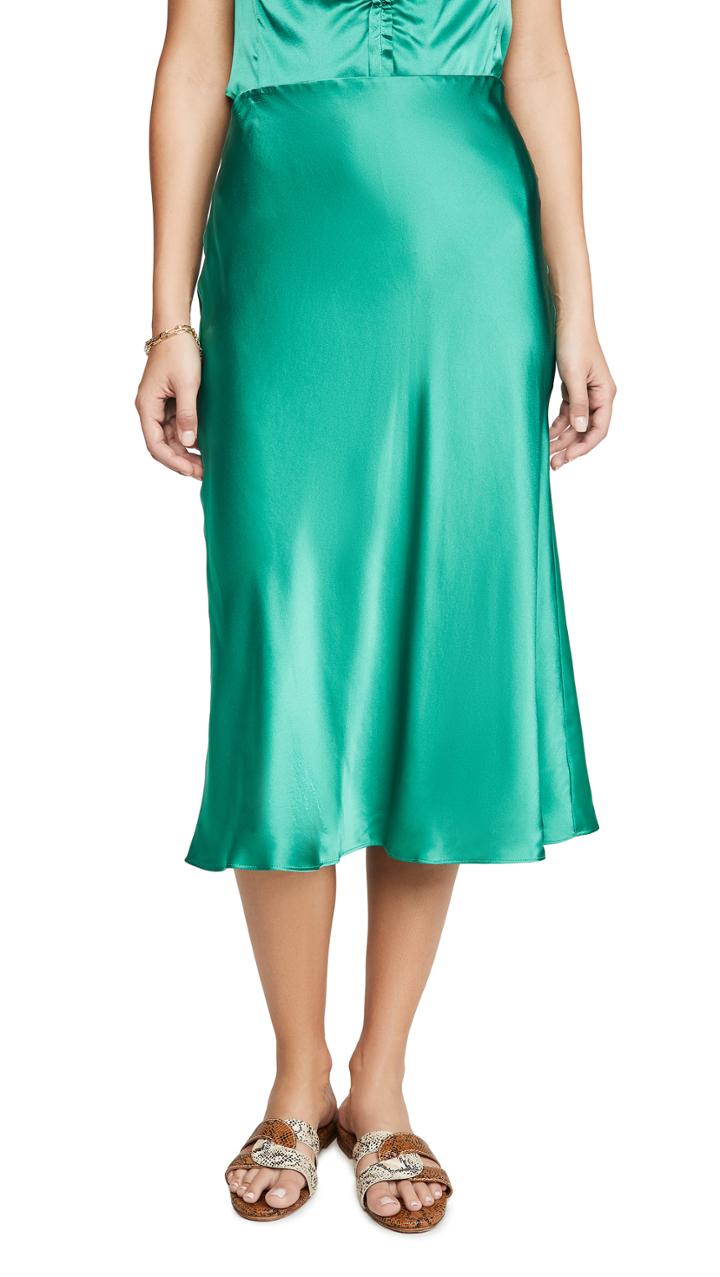 Rebecca Taylor Charmeuse Skirt