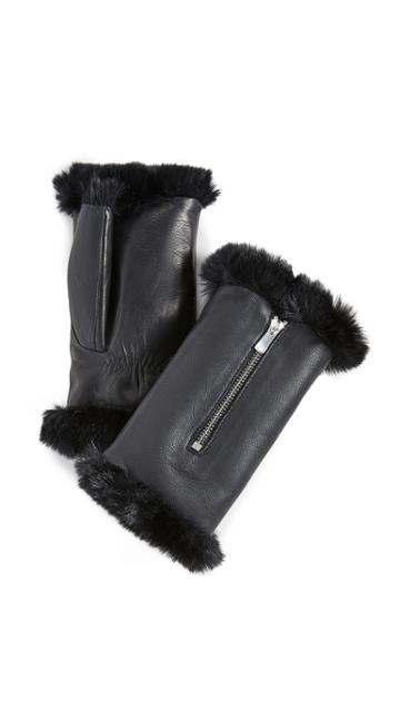 Agnelle Barbara Fingerless Gloves