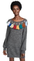 Stella Jean Tassel Sweater Dress