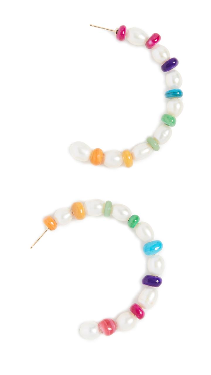 Brinker Eliza Double Take Hoop Earrings