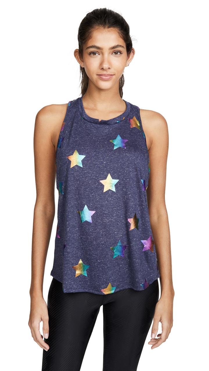 Terez Rainbow Foil Tank
