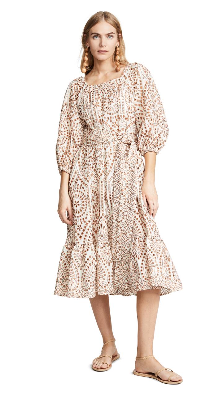Lisa Marie Fernandez Laure Eyelet Dress