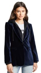 Ao.la By Alice + Olivia Ao. La By Alice + Olivia Macey Fitted Blazer With Hood