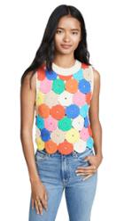 Alice Olivia Reva Medallion Crochet Shell