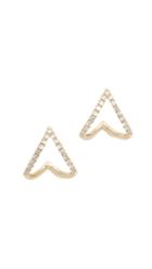 Dana Rebecca 14k Gold Pink Sapphire Huggie Earrings