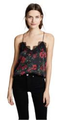 Cami Nyc Racer Charmeuse Top