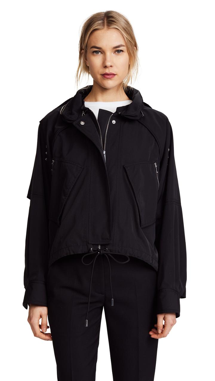 Jason Wu Grey Cotton Twill Jacket