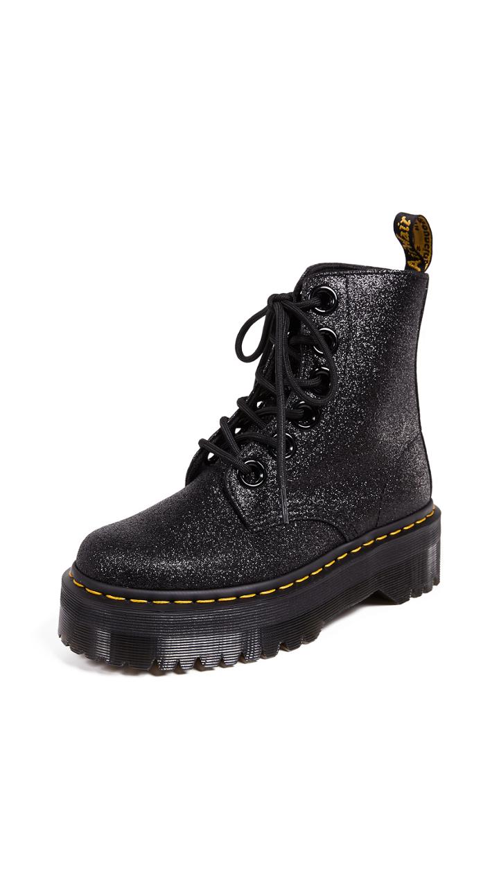 Dr Martens Molly Glitter 6 Eye Boots