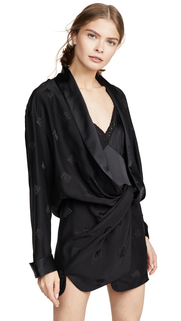 Alexander Wang Draped Pajama Romper