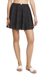 Solid Striped Circle Skirt