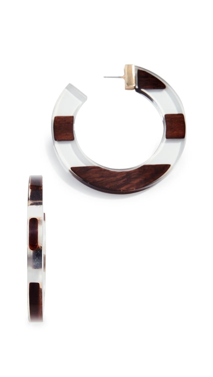 Kate Spade New York Slice Of Stone Hoops Earrings
