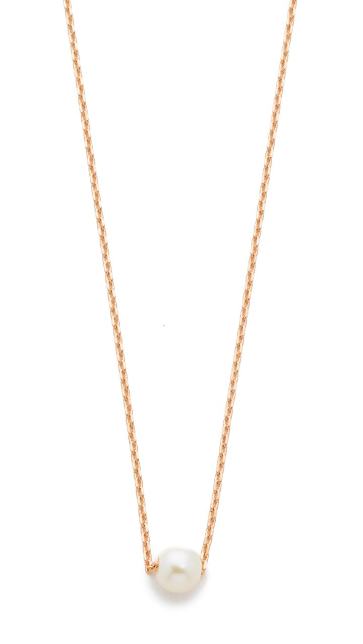 Cloverpost Freshwater Cultured Pearl Necklace