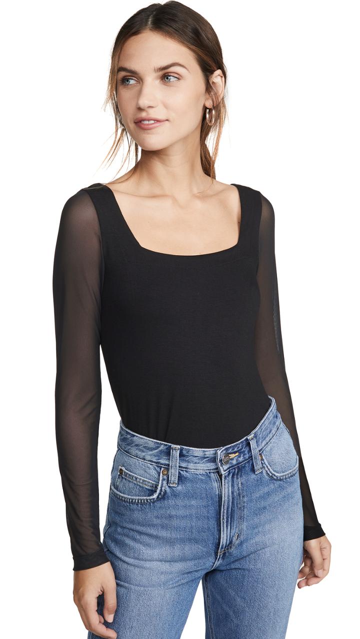 Lna Maggie Mesh Top