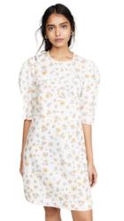 See By Chloe Puff Sleeve Floral Dress