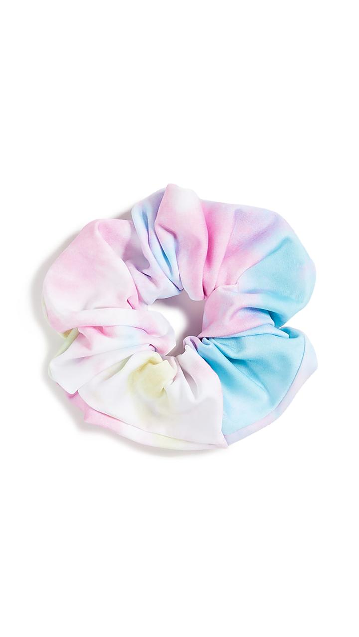 Solid Striped Venice Scrunchie