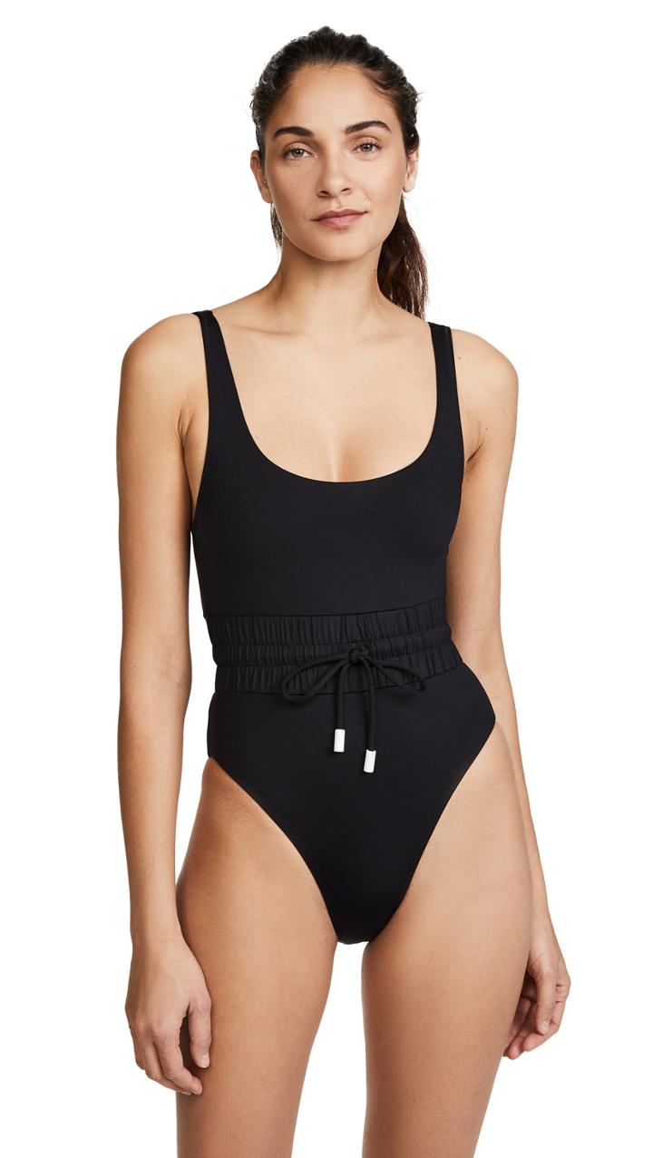 Les Girls Les Boys Track One Piece Swimsuit