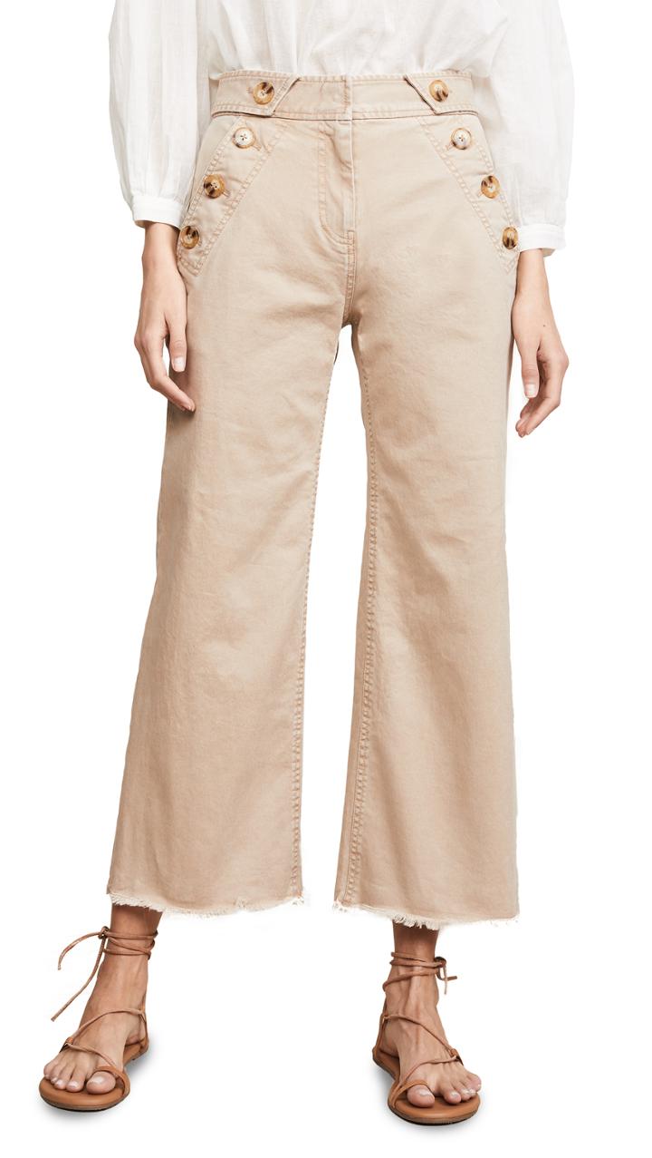 Derek Lam 10 Crosby Slim Culotte Pants