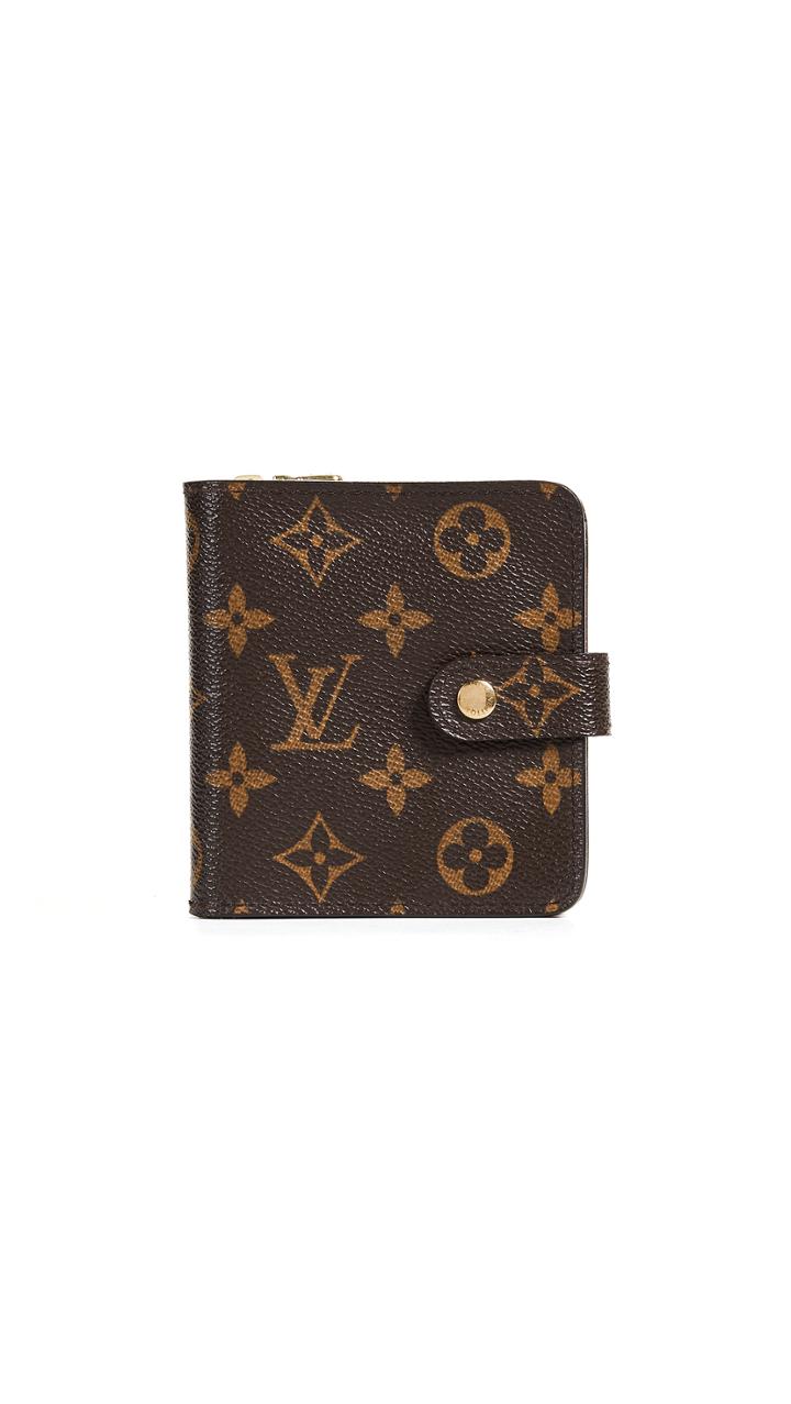 What Goes Around Comes Around Louis Vuitton Monogram Ab Compact Zip Wallet
