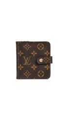 What Goes Around Comes Around Louis Vuitton Monogram Ab Compact Zip Wallet