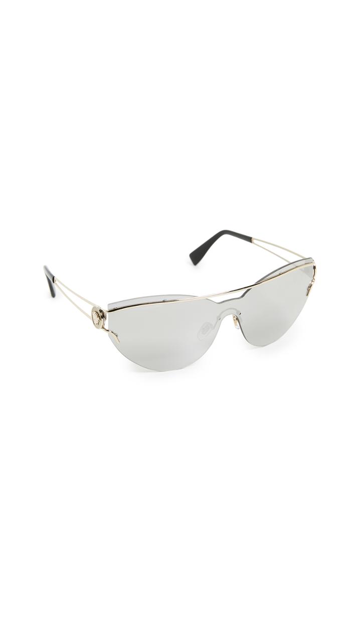 Versace Manifesto Mirrored Sunglasses