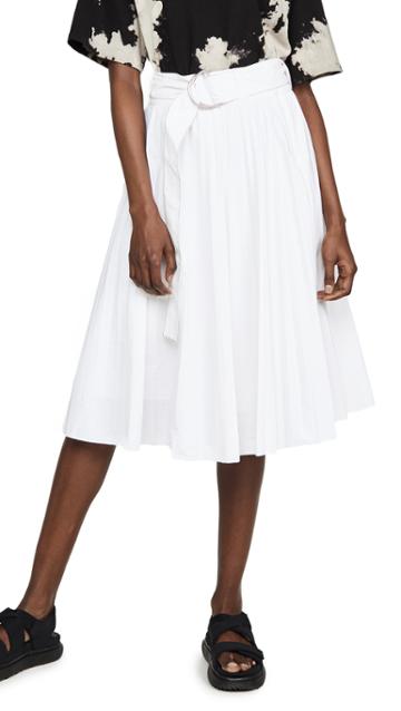 Proenza Schouler White Label Pleated Parachute Skirt