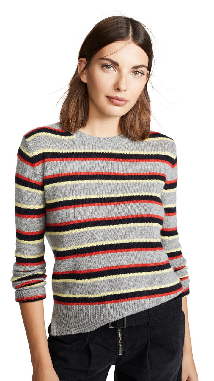 Chinti And Parker Jalisco Cashmere Stripe Sweater