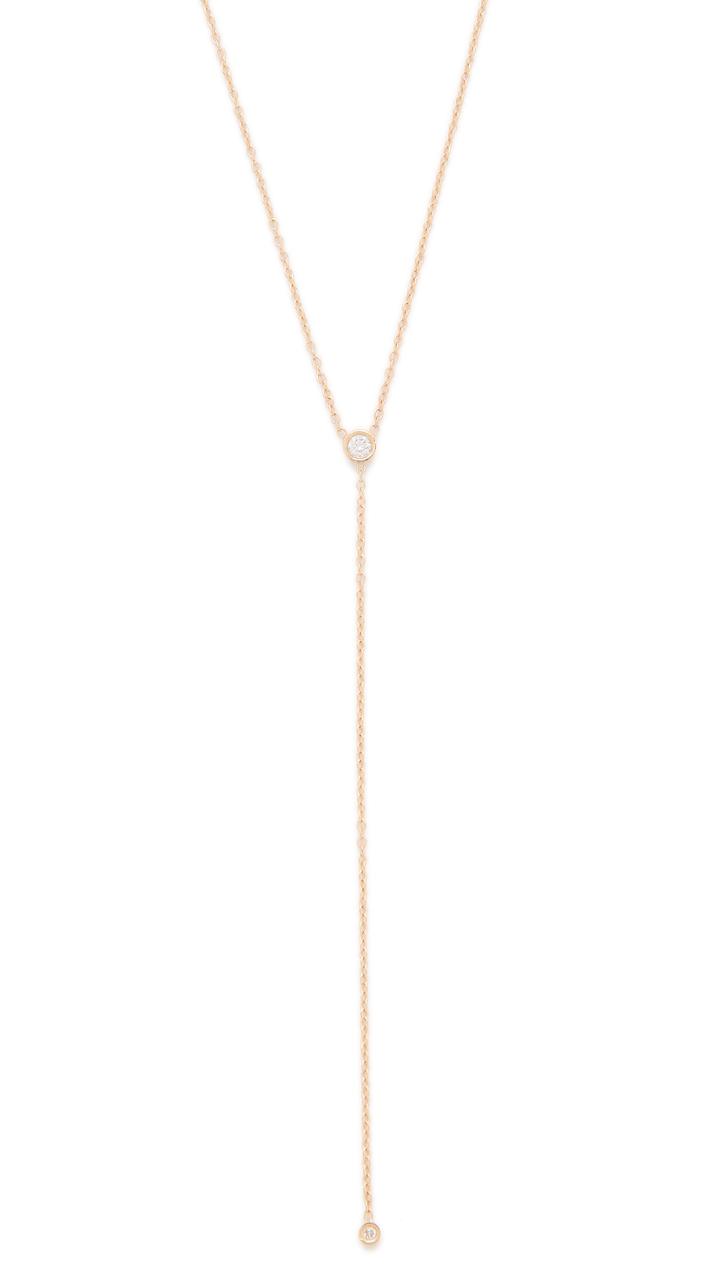 Ariel Gordon Jewelry 14k Gold Diamond Lariat Necklace