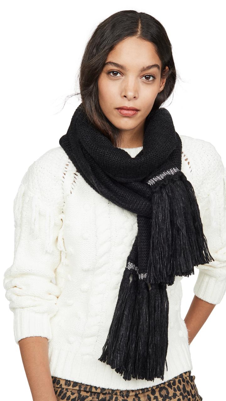 Kate Spade New York Garter Stitch Scarf