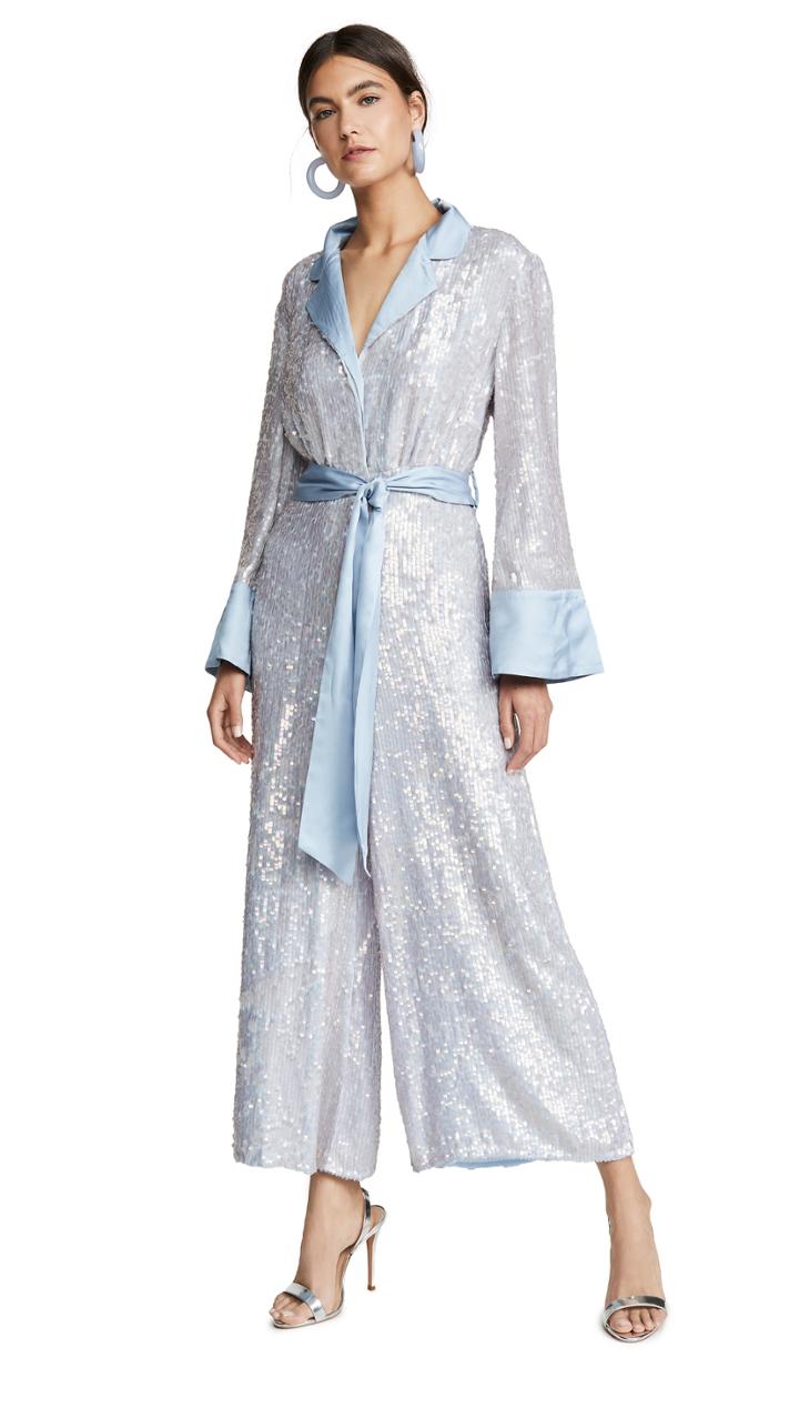 Temperley London Bia Sequin Jumpsuit