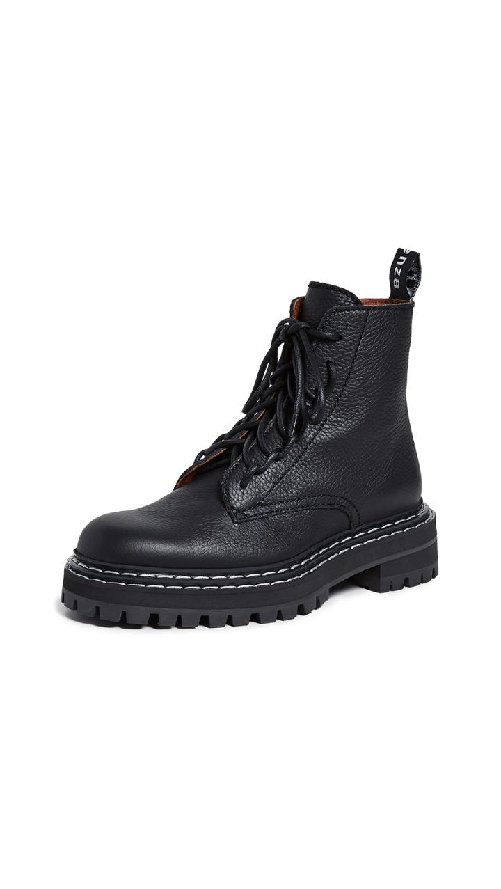 Proenza Schouler Stitch Lace Up Boots