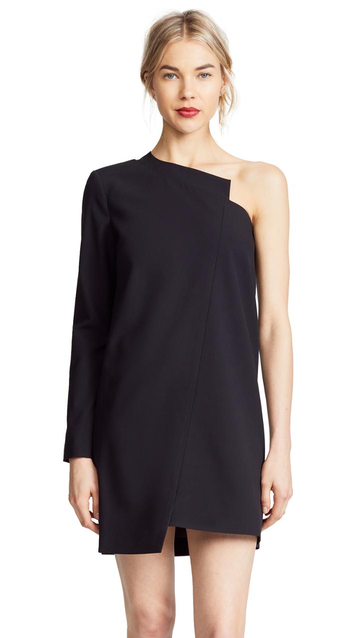 Michelle Mason One Sleeve Shift Dress