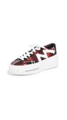 Msgm Lace Up Cupsole Sneakers