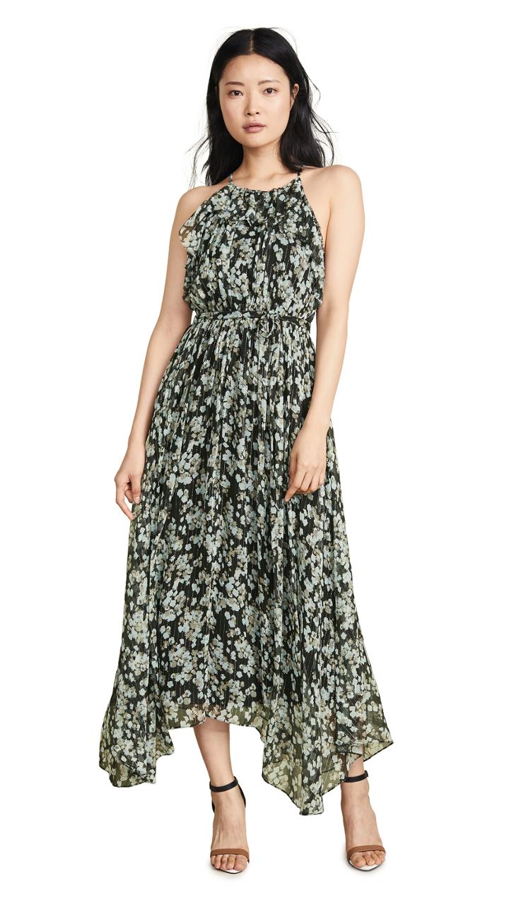 Jason Wu Grey Peonie Ruffle Apron Dress