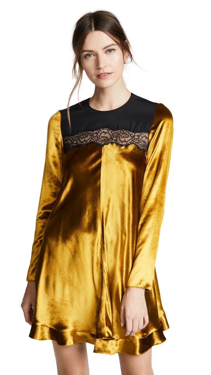 Red Valentino Velvet Dress