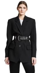Alexander Wang Blazer With Studded Belt Loops