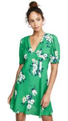 Free People Neon Garden Mini Dress