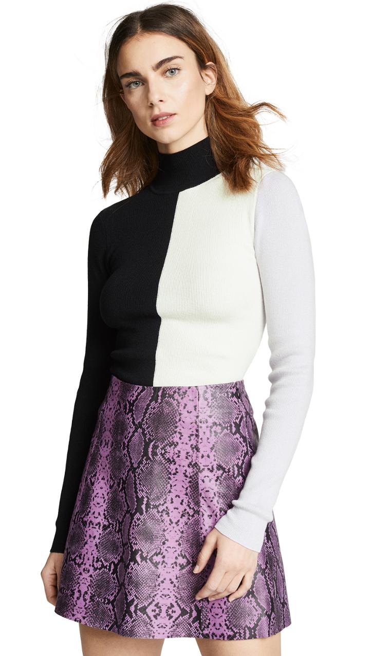 Veda Graphic Turtleneck