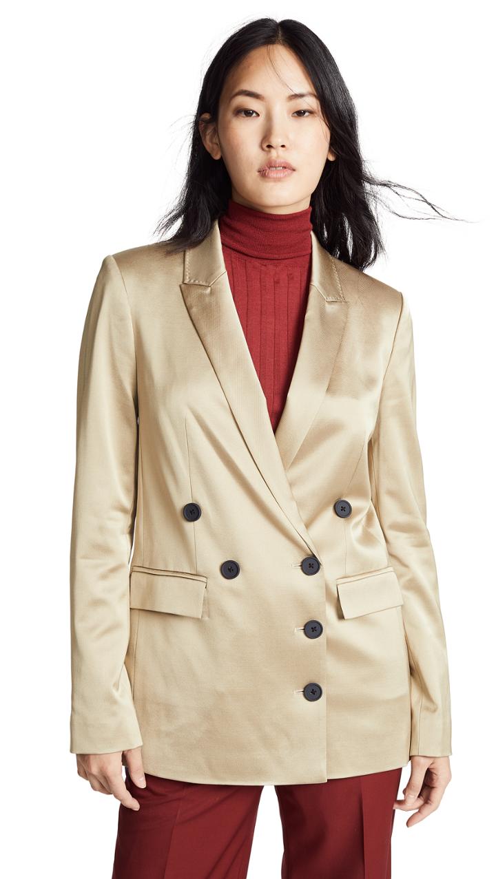 Jason Wu Grey Gold Shine Suiting Jacket